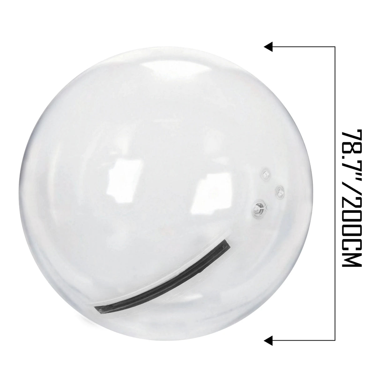 SucceBuy 2M Water Walking Ball with Air Blower Pump Inflatable PVC Zorb Ball Waterproof for Amusement Park Swimming Pool