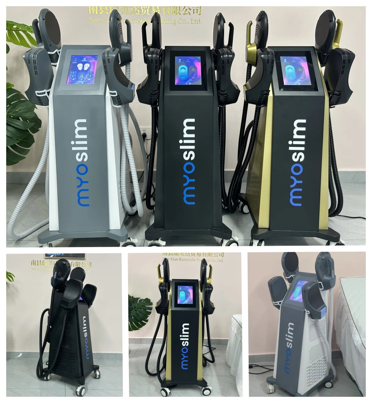 EMS Body Sculpting Machine MYOslim Muscle Stimulation Equipment for Fitness Fat Burning Weight Loss Muscle Building