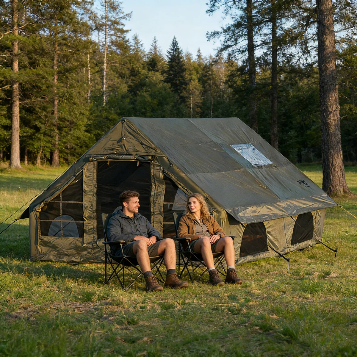 Pakicetus Luxury Inflatable Glamping Tent With Manual Hand Pump