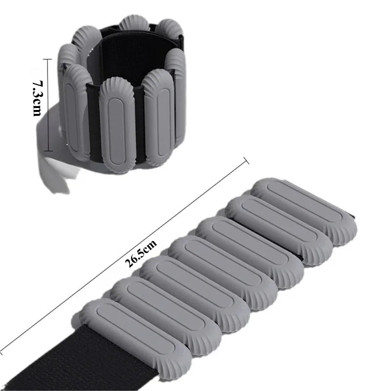 Ankle Weights 1 Pair 450g/900g Wrist Weight Adjustable Leg Weights Bracelet for Gym Fitness, Yoga, Pilates, Physical Therapy