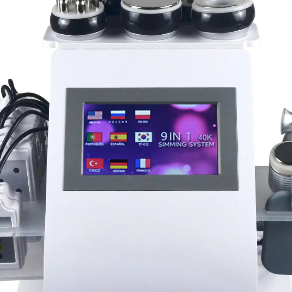 6/9 In 1 40k KIM 8 Cavitating Machine Household Beauty Tools Delivered Locally in the United States Quick Delivery, Free Gift of A Bottle of Gel