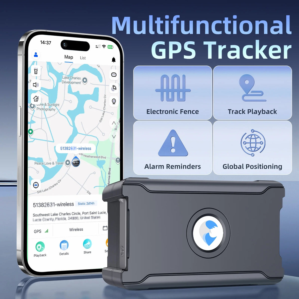 Wireless GPS Vehicle Tracker With Real Time Anti Theft Protection