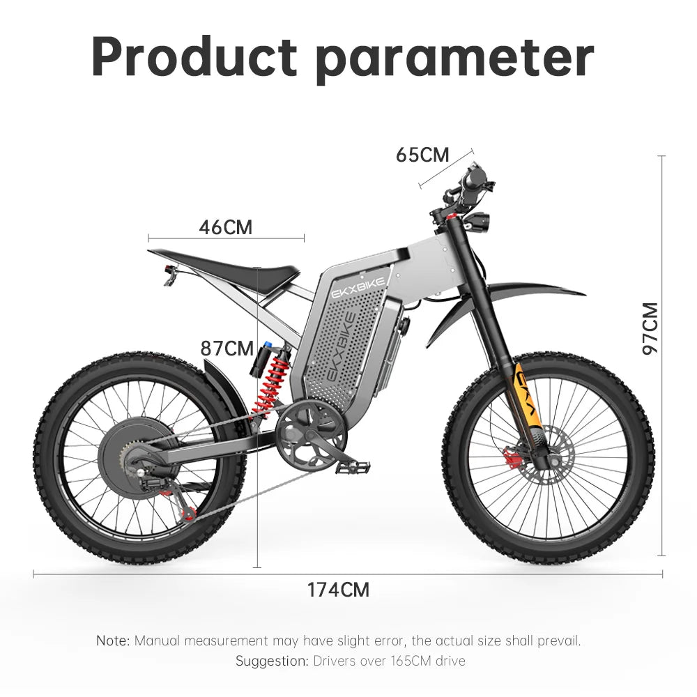 EKX X21 Max 3000W Electric Motorcycle With Brushless Motor
