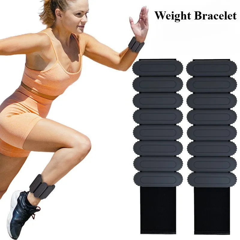 Ankle Weights 1 Pair 450g/900g Wrist Weight Adjustable Leg Weights Bracelet for Gym Fitness, Yoga, Pilates, Physical Therapy