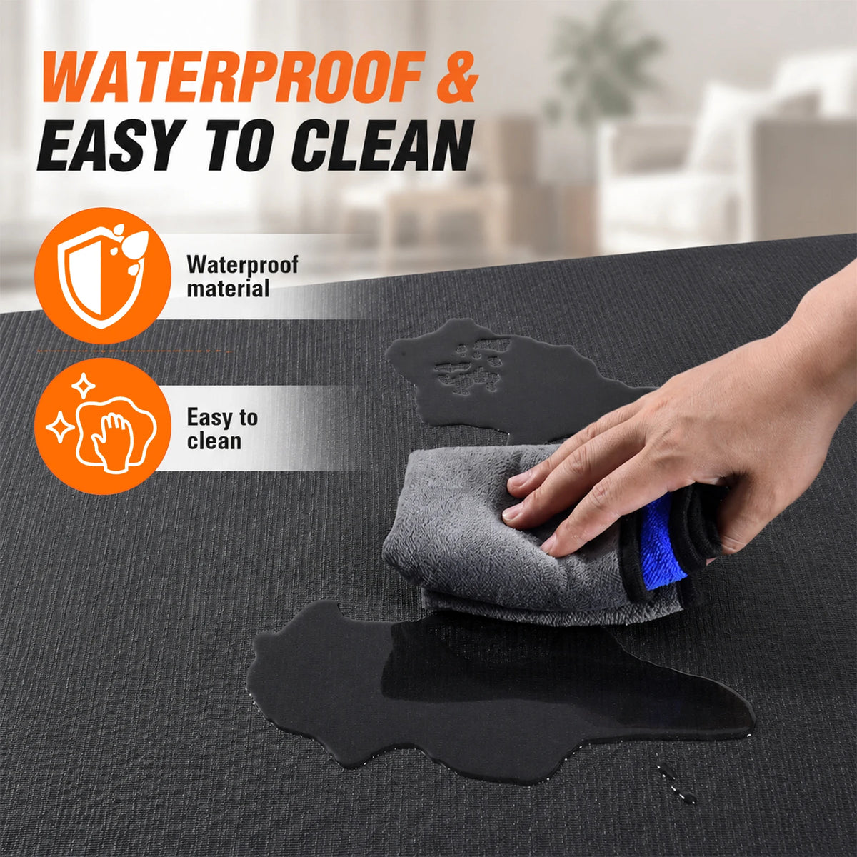 Non Slip Workout Mat for Cardio Yoga and Strength Training