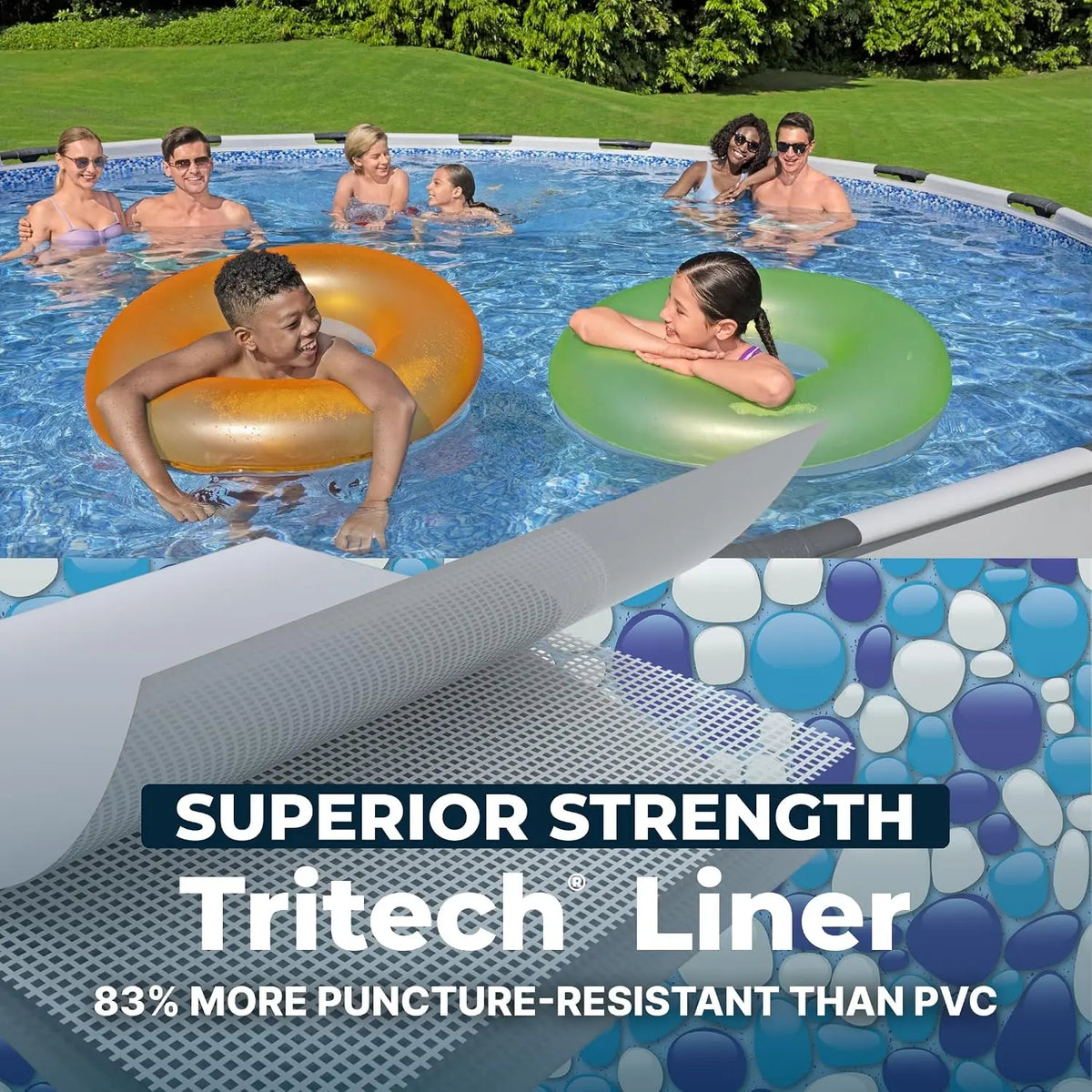 Steel pro MAX 18' X 48" above Ground round Swimming Pool Set with Metal Frame Filter Pump And Ladder - Outdoor Pool ，custom