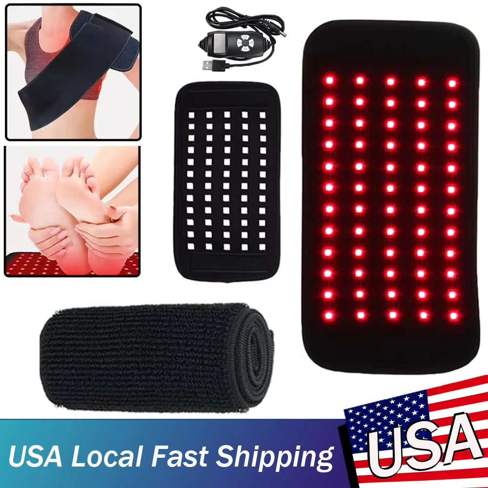Infrared LED Light Medical Service Beauty Devices for Face and Body Back Knee Hands Feet Relief Portable Heat Pad