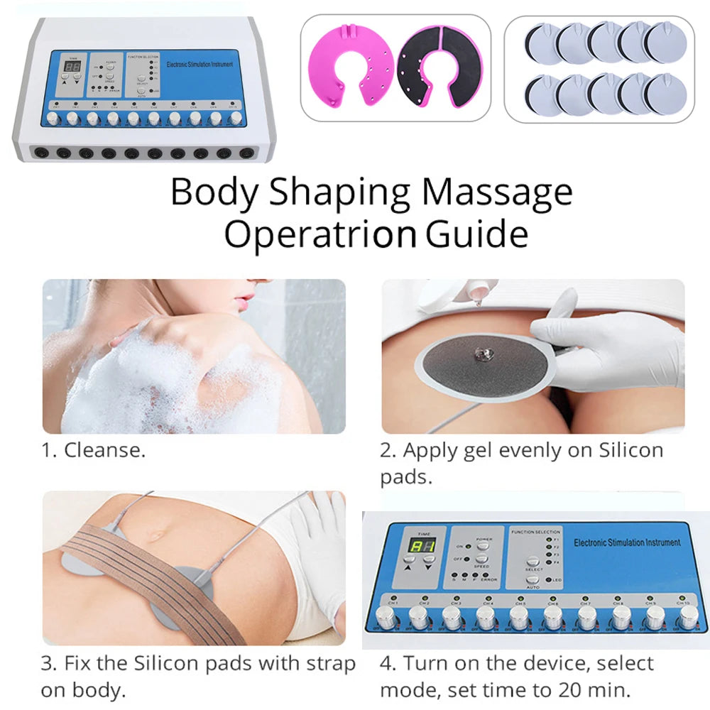 AOKO EMS Muscle Stimulator for Body Massage and Muscle Relaxation