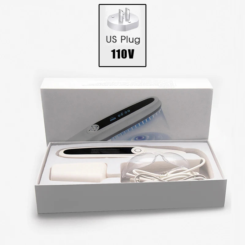Handheld 308nm UVB Phototherapy Comb Stable Wavelength Output Activate Melanocytes Skin Care Device