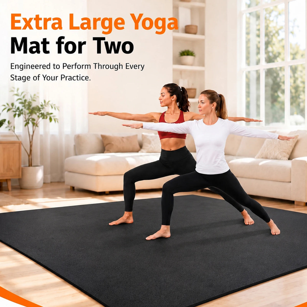 Non Slip Workout Mat for Cardio Yoga and Strength Training