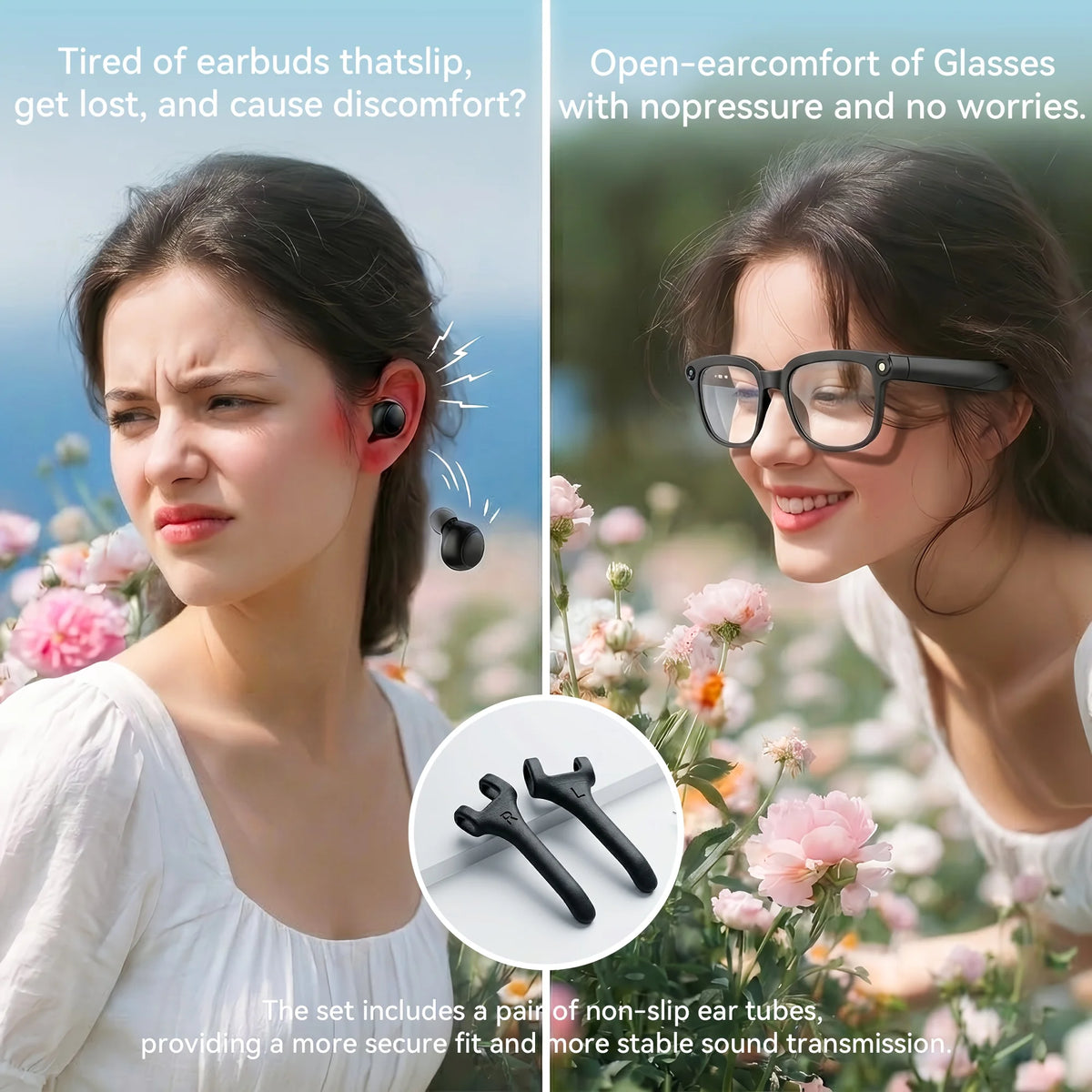 Smart Camera Glasses With 8MP Video, Bluetooth And Live Translation
