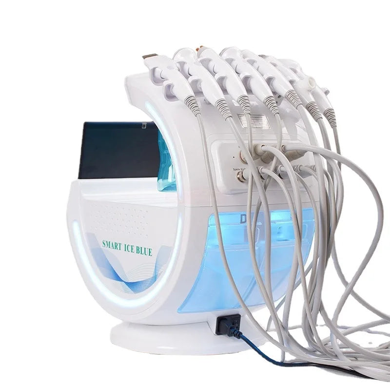 7-in-1 Hydro Facial Skin Care Machine Ultrasonic Rejuvenation Dermabrasion Hyperbaric Oxygen Facial Device for Deep Cleansing