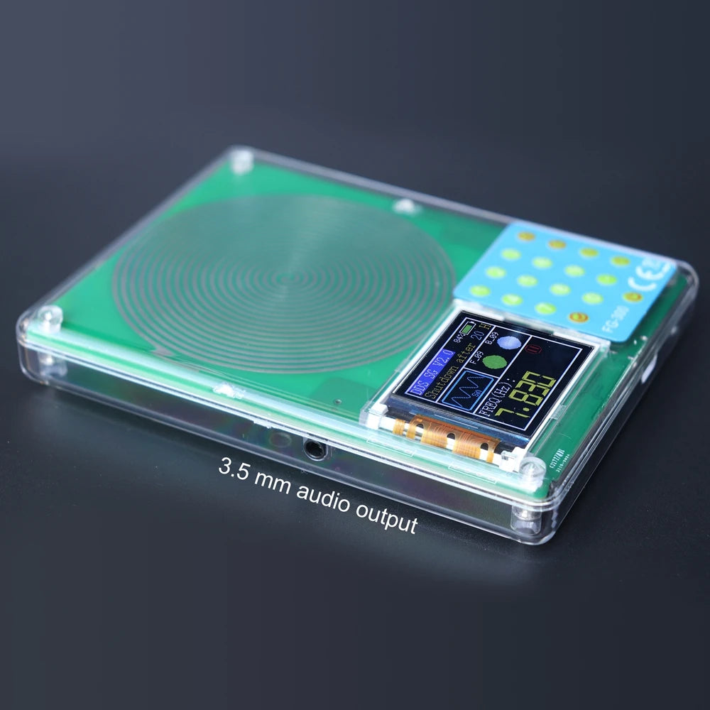FG-300 DDS Function Signal Generator 0.001Hz-200KHz Signal Generator Adjustable Module Sine+Square+Triangle+Sawtooth Waveform ﻿