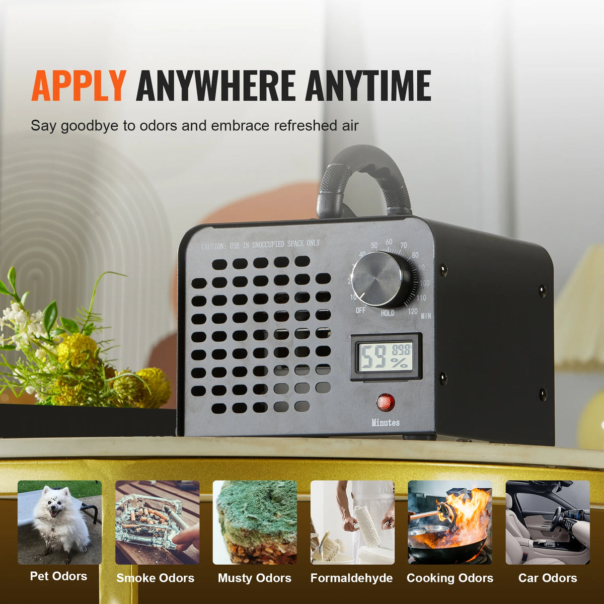 SucceBuy Commercial Ozone Generator for Odor Removal and Air Treatment